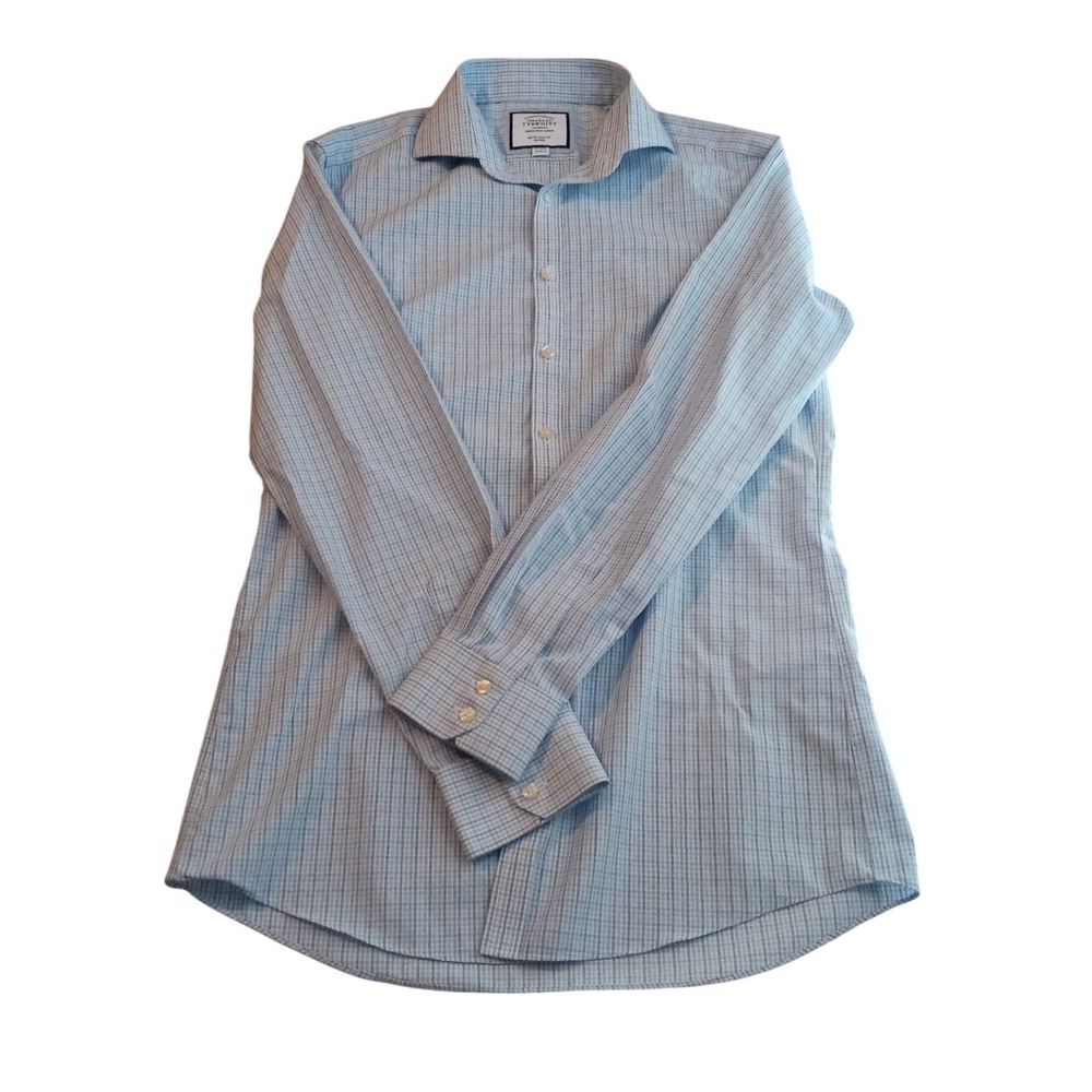 Charles Tyrwhitt Bundle Of 2 Non-Iron Royal Oxford Dress Shirt. Slim 15.5/35 - Picture 6 of 16